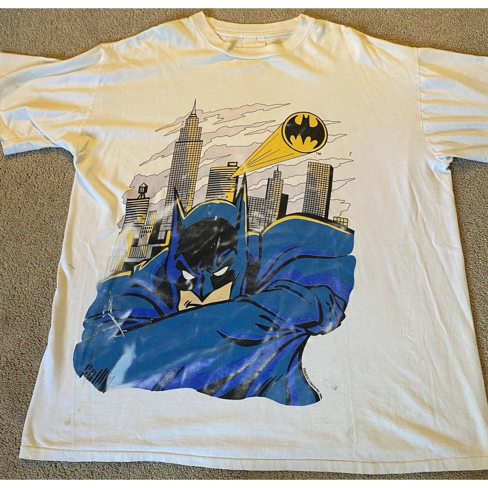 1989 Single Stitch Batman Gotham City T Shirt 2XL